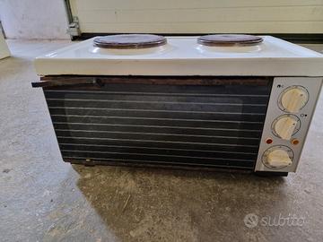 forno elettrico e piastrelle cottura da campeggio 