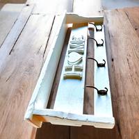 Attaccapanni stile shabby cuore 