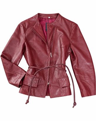 giacca in pelle, taglia M  42/44