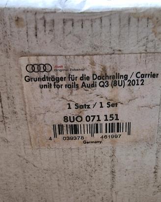 barre portatutto audi Q3