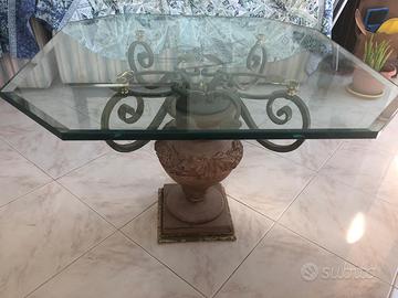 Tavolino in vetro