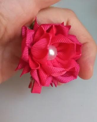 Molletta per capelli fucsia NUOVA