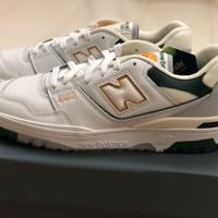 New balance 550 white nightwatch green 42