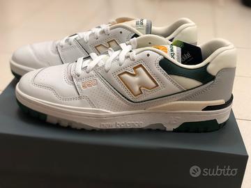 New balance 550 white nightwatch green 42