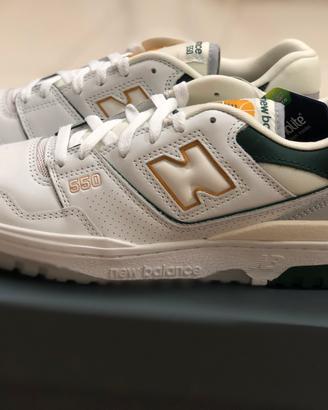 New balance 550 white nightwatch green 42