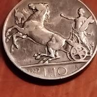 10 lire argento  1927