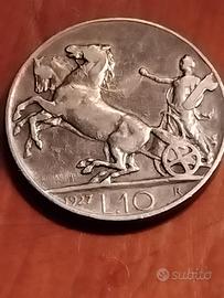 10 lire argento  1927