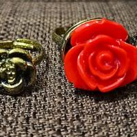 Anelli Rosa Incantata "La Bella e la Bestia"