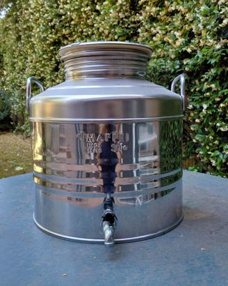 Fusto per olio in acciaio inox capienza 30L