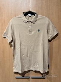 Polo beige uomo