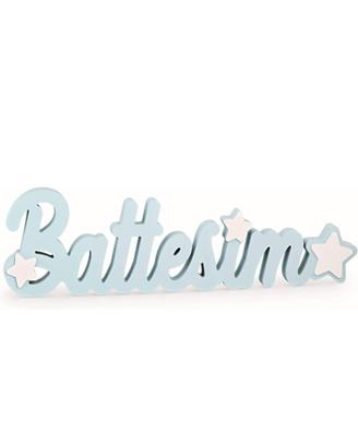 Scritta Battesimo in legno 