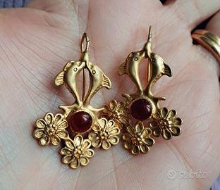 Orecchini con delfini 