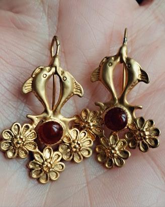 Orecchini con delfini 