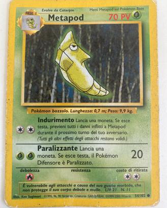Carta Pokemon Metapod