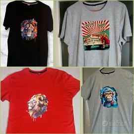 Lotto T-shirt Uomo Taglia M con stampe varie 