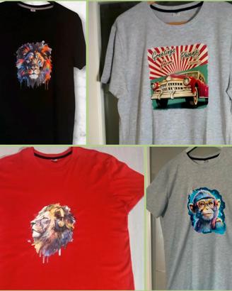 Lotto T-shirt Uomo Taglia M con stampe varie 
