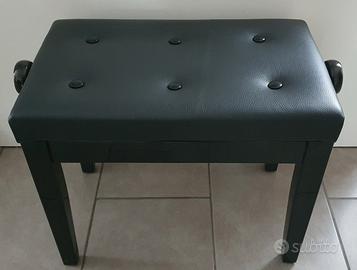 SGABELLO NERO PER PIANOFORTE 