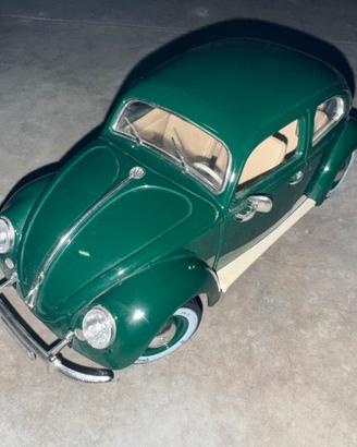 Modellino Wolkswagen Maggiolino 1/18