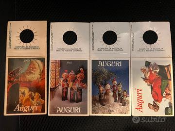 4 Adesivi Coca-Cola Tema Natale