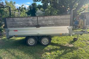 Rimorchio ellebi due assi 1600kg