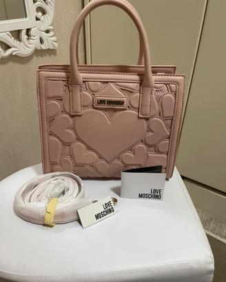 Borsa love Moschino rosa