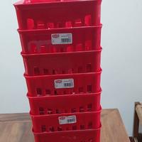 n. 6 porta bottiglie plastica da 6 Stefanplast