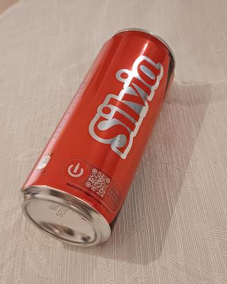 Lattina collezione Coca-Cola con nome “Silvia”