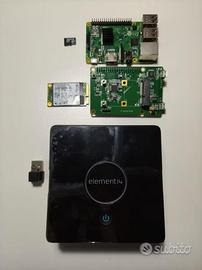 Raspberry Pi 3B+ kit completo di SSD e microSD