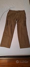 pantaloni cargo uomo authentic city weat taglia 52