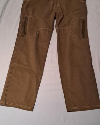 pantaloni cargo uomo authentic city weat taglia 52