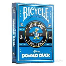 Mazzo di Carte Bicycle Disney Donald Duck Poker 