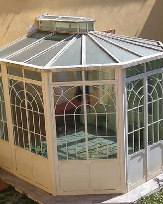 Gazebo ferro/vetro