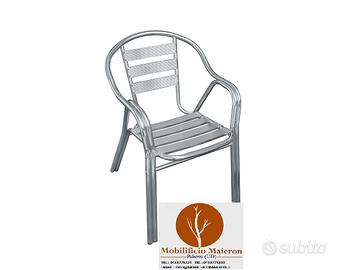 Sedie Bar Ristorante Pizzerie Alluminio cd1000