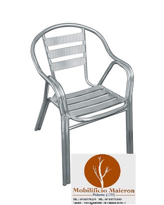 Sedie Bar Ristorante Pizzerie Alluminio cd1000