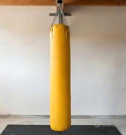 Sacco Boxe Kick Muay Thai Giallo 150cm