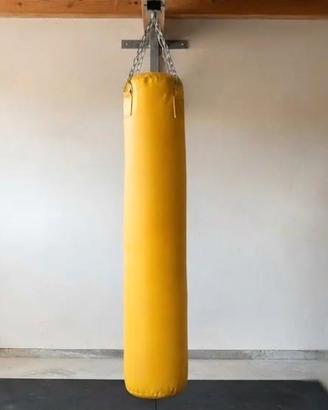 Sacco Boxe Kick Muay Thai Giallo 150cm