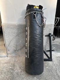 Sacco da boxe Domyos con supporto e catene