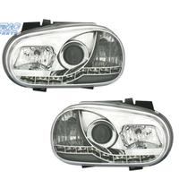 FARI VOLKSWAGEN VW GOLF 4 LUCE DIURNA LED FONDO CR