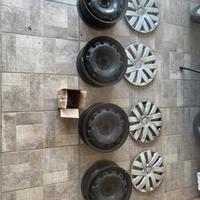 Cerchi in ferro R 15’’ + copricerchi originali VW