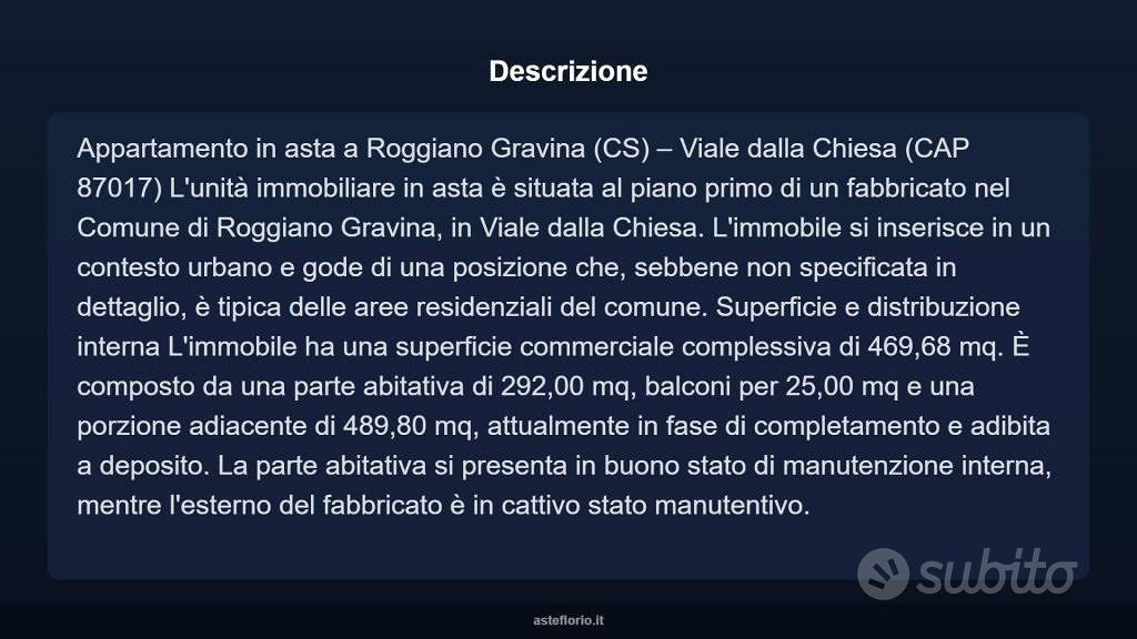 Appartamento – Roggiano Gravina, Cosenza - Vista 4