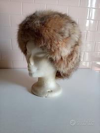 Colbacco originale Chanel in pregiatissima lince