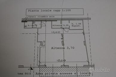 Locale commerciale C/1 due ingressi su strada