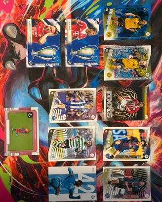 Lotto carte topps Champios