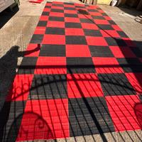 Pavimento avvolgibile paddock