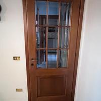 Porta in legno di rovere per interni con vetro