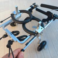 carrellino regolabile per piccoli animali