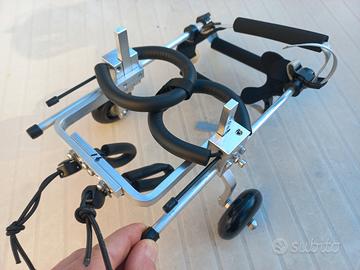 carrellino regolabile per piccoli animali