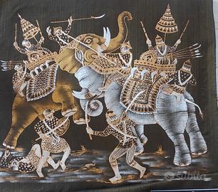 dipinti su tela e pergamena a mano Thailandia 