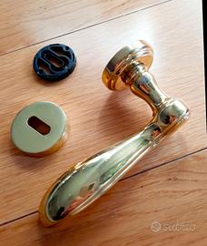 Mezza maniglia sinistra Mandelli in ottone