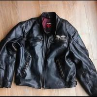 giacca in pelle moto guzzi